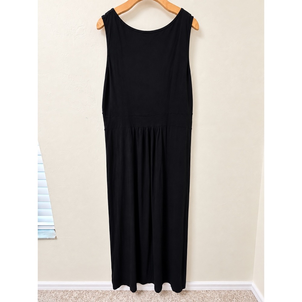 Boden Black Sleeveless Empire Waist Maxi Dress WH656 US 16L UK 20L - Picture 2 of 7